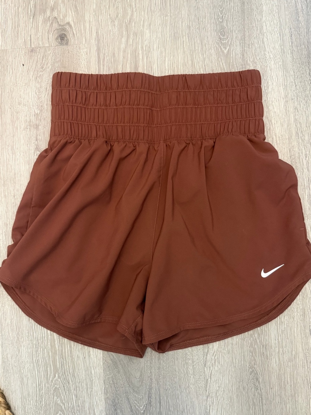 Nike Women's One Dri-FIT Ultra High-Waisted Brief-Lined Shorts